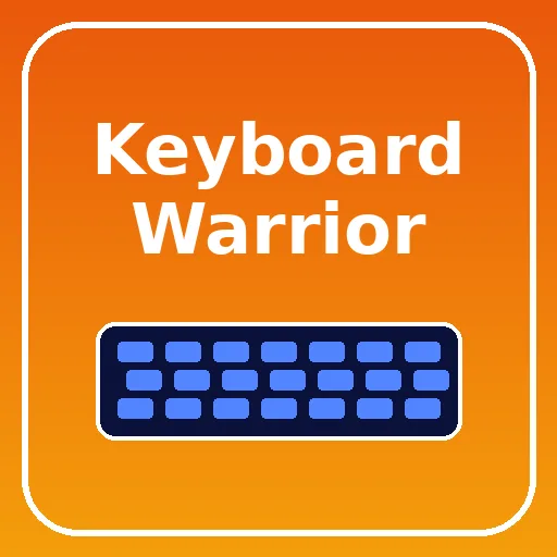 Keyboard Warrior typing game icon
